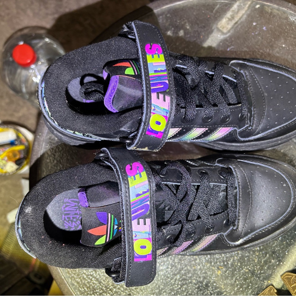 Kris Andrew Small x adidas Wmns Forum Triple Platform Low 'Pride' - Picture 4 of 6